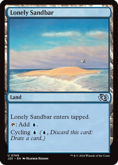 Lonely Sandbar Foundations Jumpstart Magic card