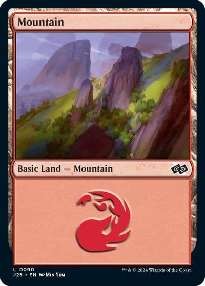 Mountain 0090 Foundations Jumpstart Magic card
