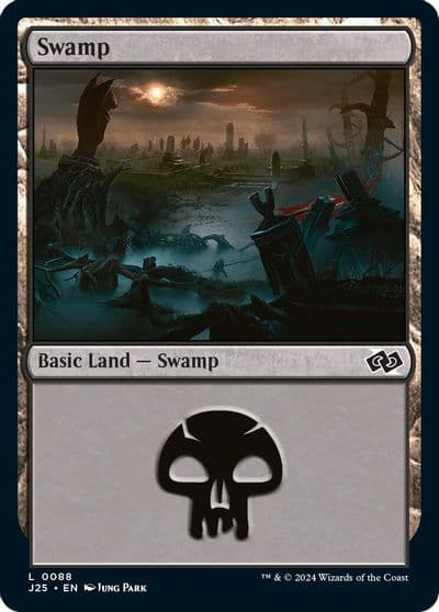 Swamp 0088 Foundations Jumpstart Magic card