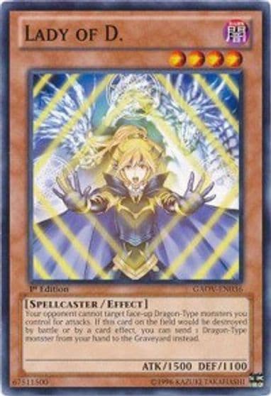 Lady of D Galactic Overlord Yu-Gi-Oh! card