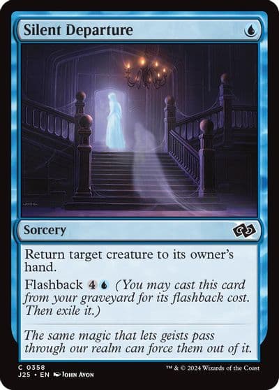 Silent Departure Foundations Jumpstart Magic card