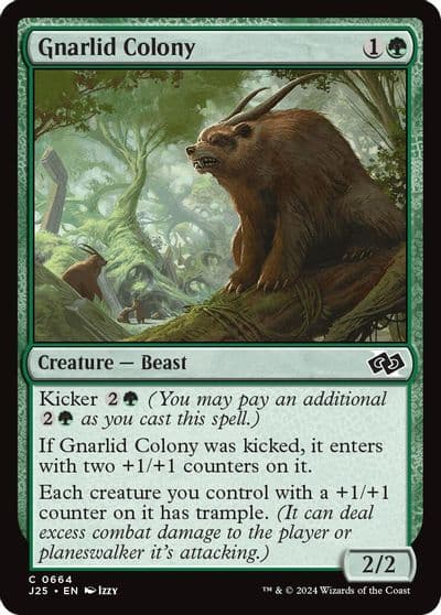 Gnarlid Colony Foundations Jumpstart Magic card
