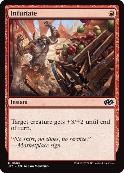 Infuriate Foundations Jumpstart Magic card