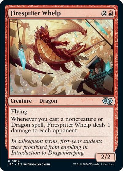 Firespitter Whelp Foundations Jumpstart Magic card