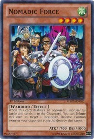 Nomadic Force Galactic Overlord Yu-Gi-Oh! card