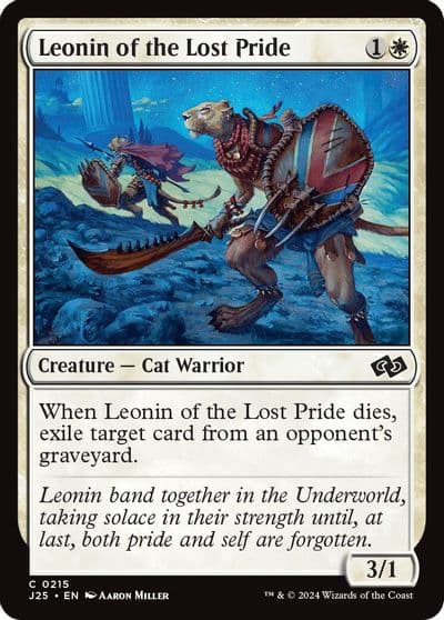 Leonin of the Lost Pride Foundations Jumpstart Magic card