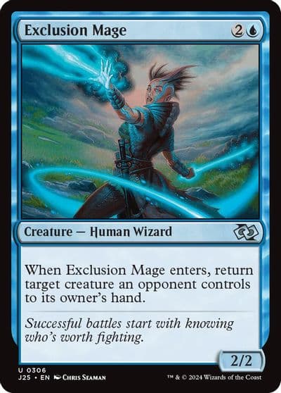 Exclusion Mage Foundations Jumpstart Magic card
