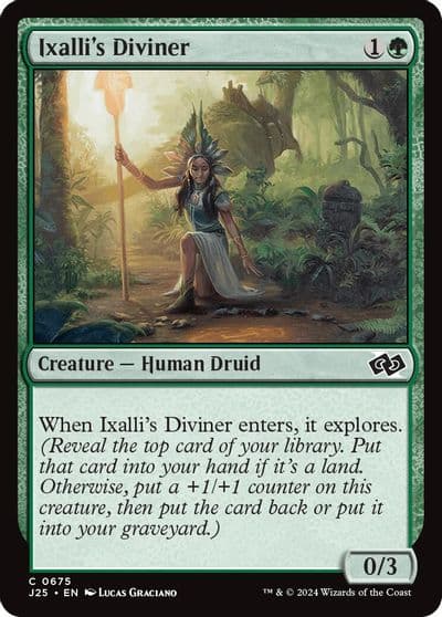 Ixallis Diviner Foundations Jumpstart Magic card
