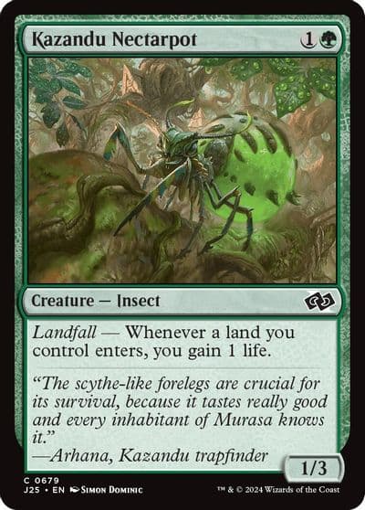 Kazandu Nectarpot Foundations Jumpstart Magic card
