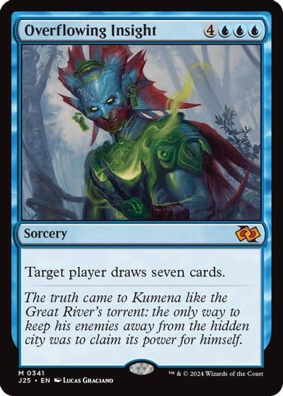 Overflowing Insight Foundations Jumpstart Magic card