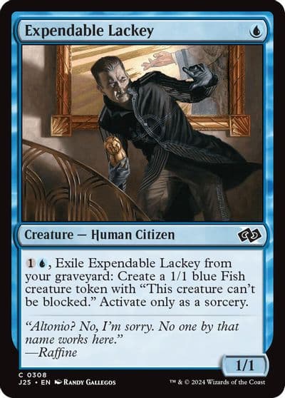 Expendable Lackey Foundations Jumpstart Magic card