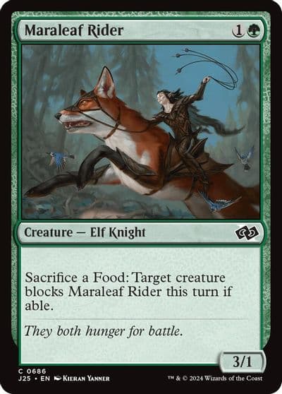 Maraleaf Rider Foundations Jumpstart Magic card