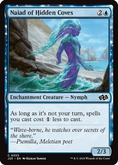 Naiad of Hidden Coves Foundations Jumpstart Magic card