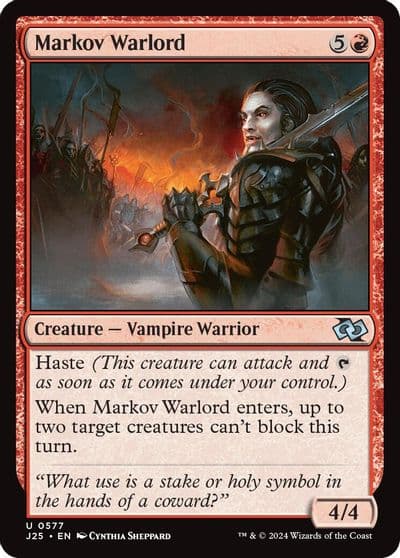 Markov Warlord Foundations Jumpstart Magic card