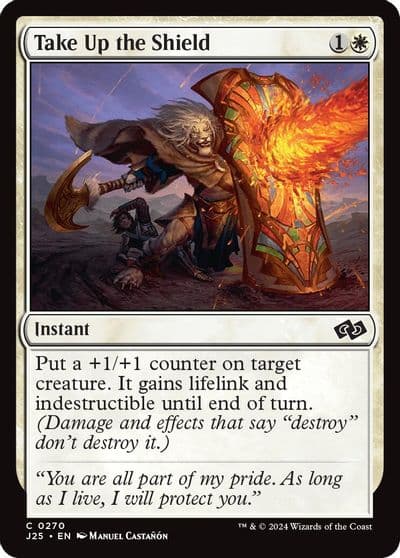 Take Up the Shield Foundations Jumpstart Magic card