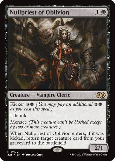 Nullpriest of Oblivion Foundations Jumpstart Magic card