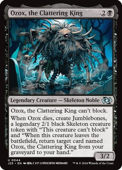 Ozox the Clattering King Anime Foundations Jumpstart Magic card