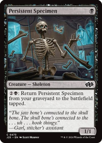 Persistent Specimen Foundations Jumpstart Magic card