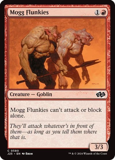 Mogg Flunkies Foundations Jumpstart Magic card