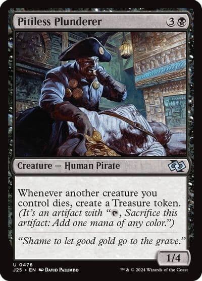 Pitiless Plunderer Foundations Jumpstart Magic card
