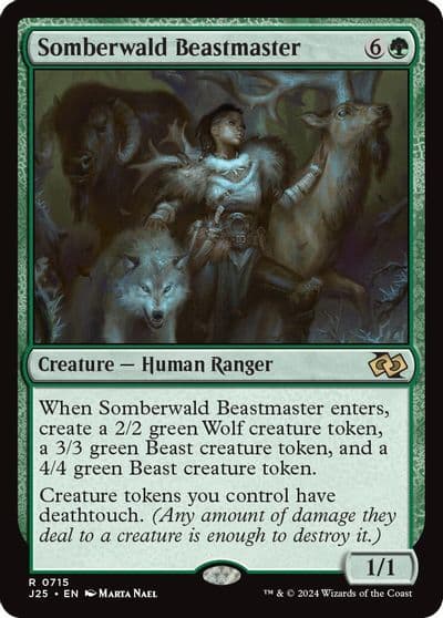 Somberwald Beastmaster Foundations Jumpstart Magic card