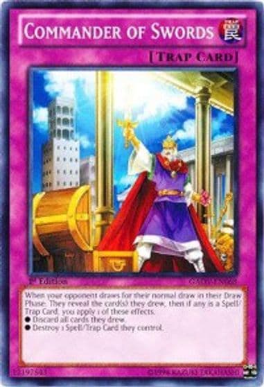 Commander of Swords Galactic Overlord Yu-Gi-Oh! card