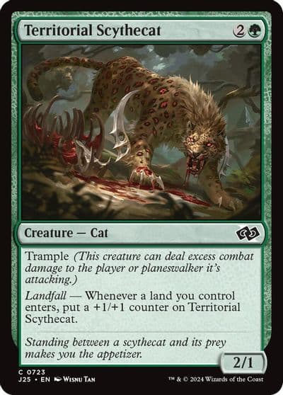 Territorial Scythecat Foundations Jumpstart Magic card