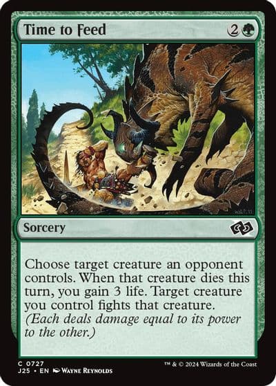 Time to Feed Foundations Jumpstart Magic card