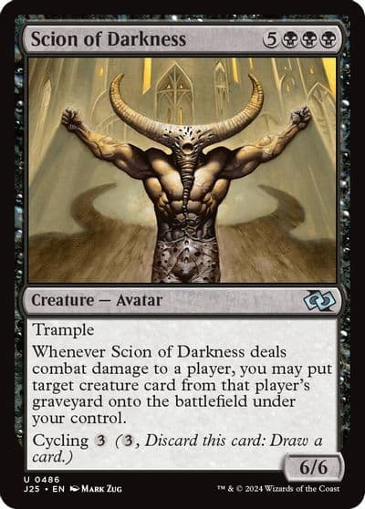 Scion of Darkness Foundations Jumpstart Magic card