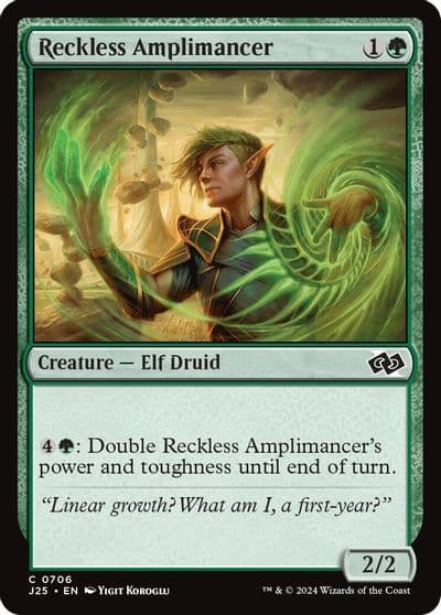 Reckless Amplimancer Foundations Jumpstart Magic card