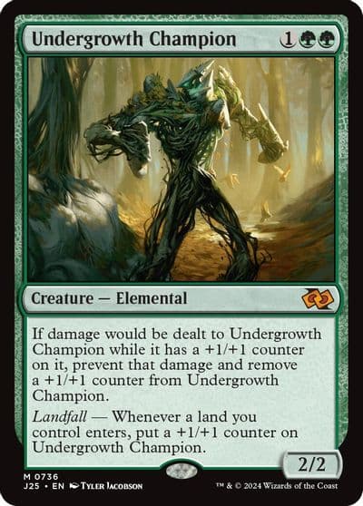 Undergrowth Champion Foundations Jumpstart Magic card