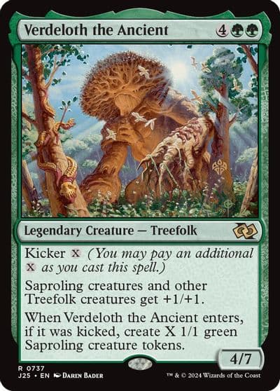 Verdeloth the Ancient Foundations Jumpstart Magic card