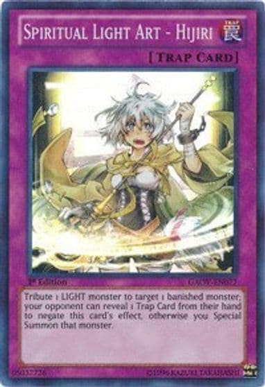Spiritual Light Art Hijiri Galactic Overlord Yu-Gi-Oh! card