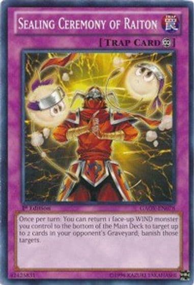 Sealing Ceremony of Raiton Galactic Overlord Yu-Gi-Oh! card