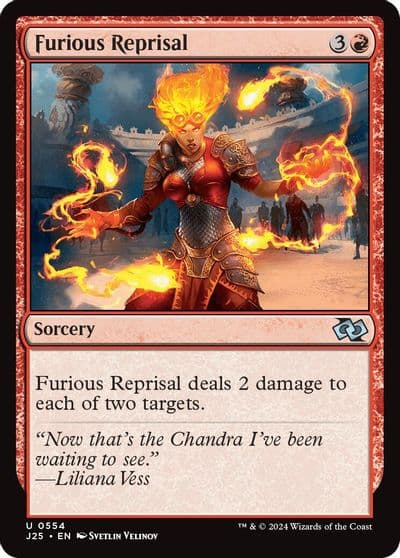 Furious Reprisal Foundations Jumpstart Magic card