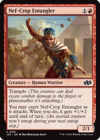 Nef Crop Entangler Foundations Jumpstart Magic card