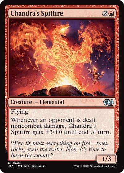 Chandras Spitfire Foundations Jumpstart Magic card
