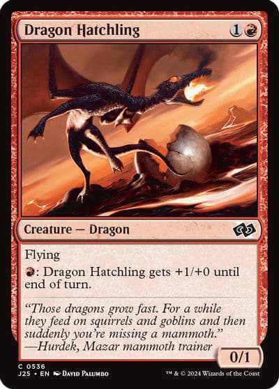 Dragon Hatchling Foundations Jumpstart Magic card