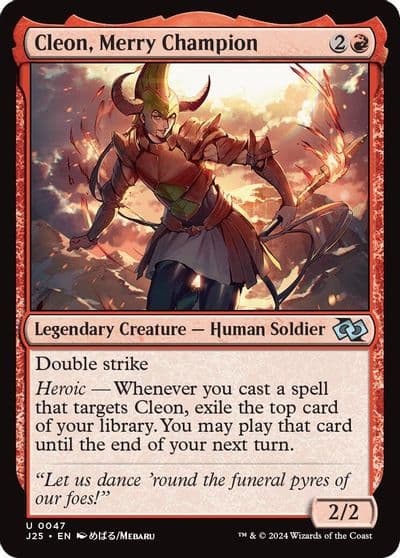 Cleon Merry Champion Anime Foundations Jumpstart Magic card