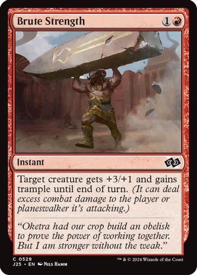 Brute Strength Foundations Jumpstart Magic card