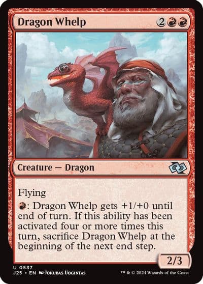 Dragon Whelp Foundations Jumpstart Magic card