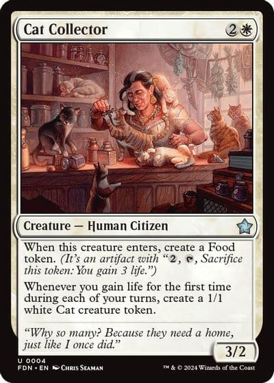 Cat Collector Foundations Magic card