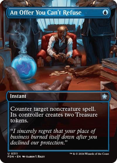 An Offer You Cant Refuse Borderless Foundations Magic card
