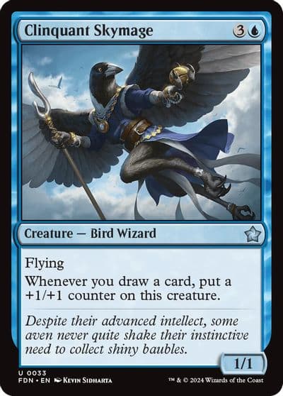 Clinquant Skymage Foundations Magic card