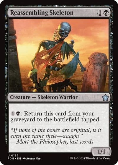 Reassembling Skeleton Foundations Magic card