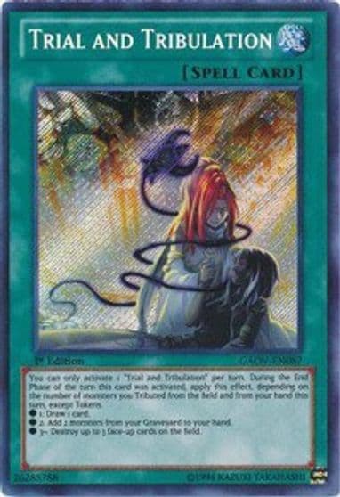Trial and Tribulation Galactic Overlord Yu-Gi-Oh! card
