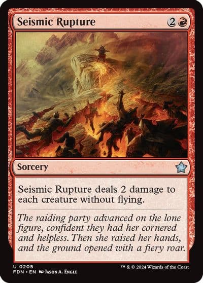 Seismic Rupture Foundations Magic card