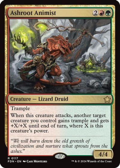 Ashroot Animist Foundations Magic card