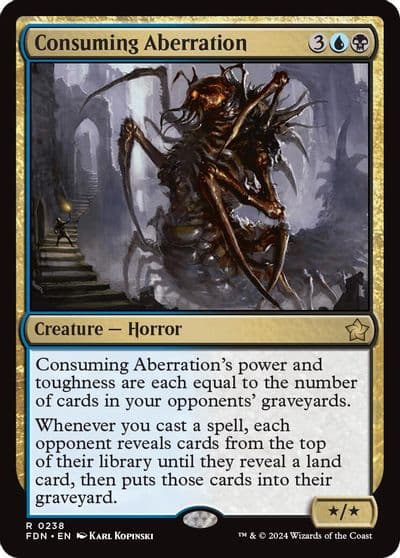 Consuming Aberration Foundations Magic card