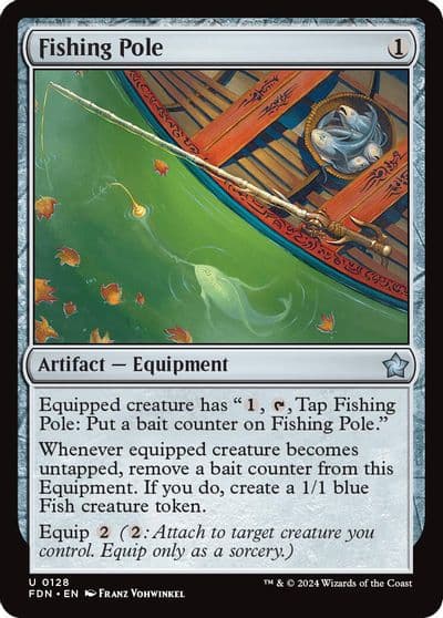 Fishing Pole Foundations Magic card